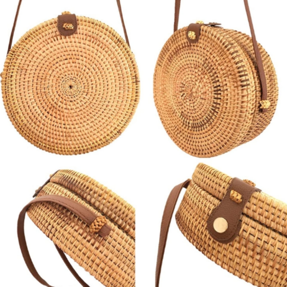 🔥 Bestseller Boho Wicker Handbag 🔥 - Picture 4 of 7